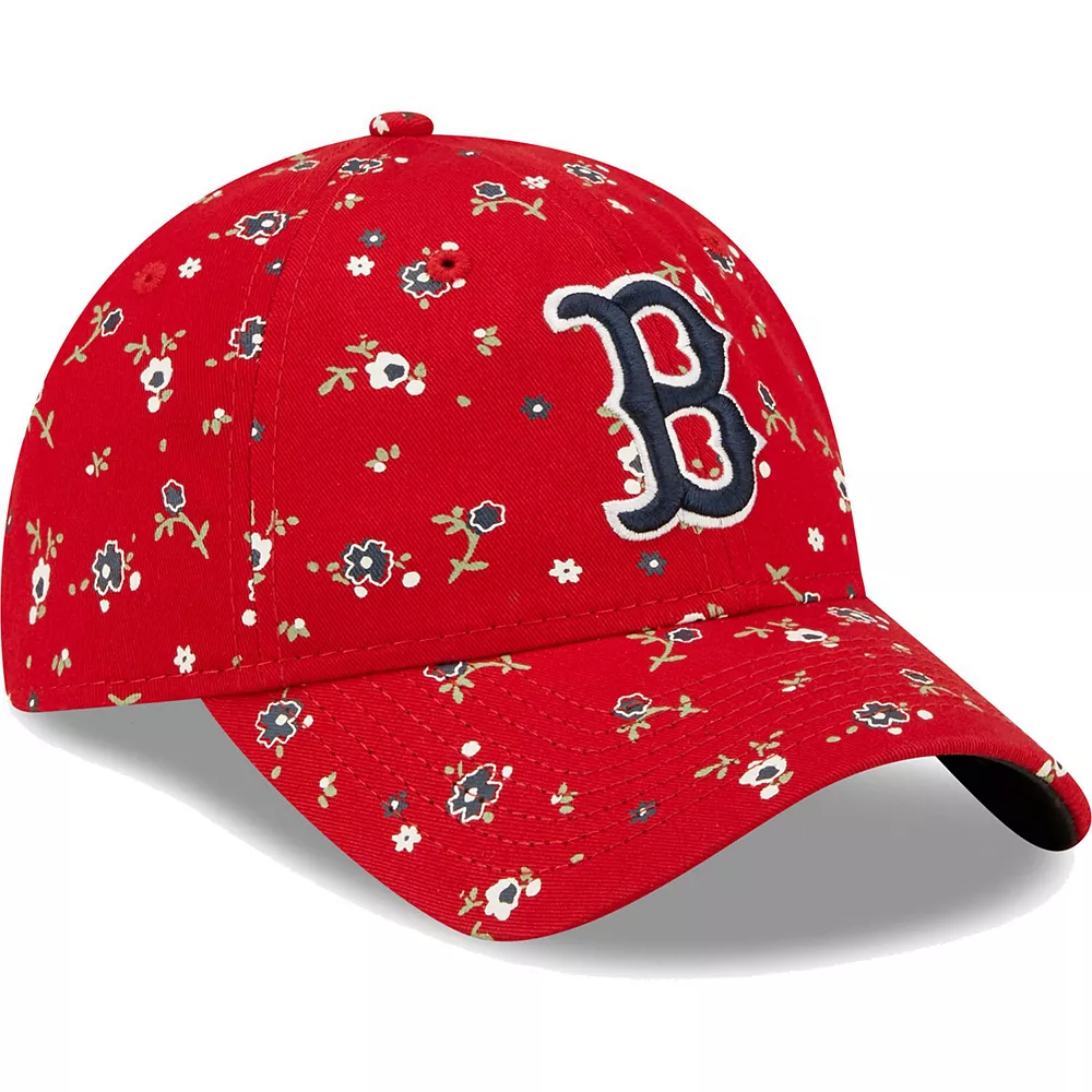 Women's New Era Red Boston Red Sox Floral 9TWENTY Adjustable Hat 4 Women's New Era Red Boston Red Sox Floral 9TWENTY Adjustable Hat - Image 4