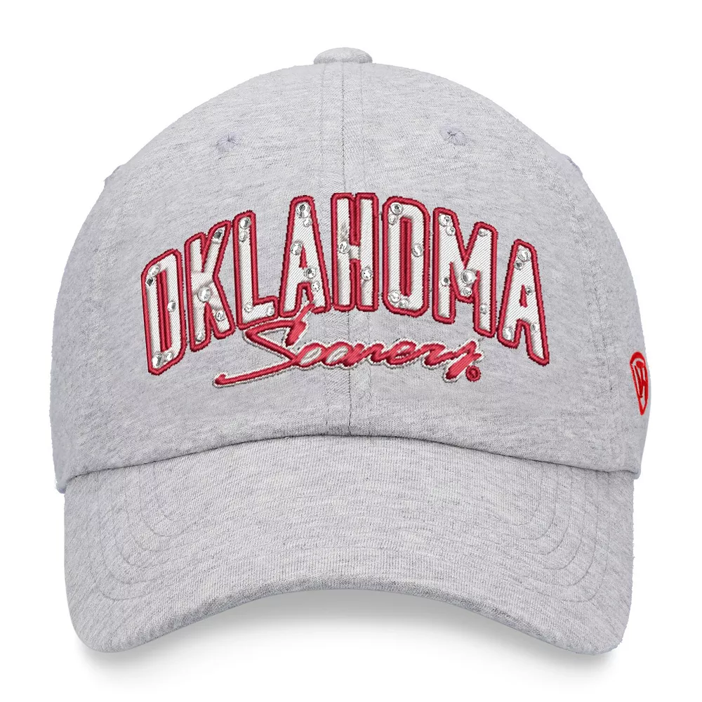 Unbranded Women's Top Of The World Heathered Gray Oklahoma Sooners Christy Adjustable Hat 3 Unbranded Women's Top Of The World Heathered Gray Oklahoma Sooners Christy Adjustable Hat - Image 3