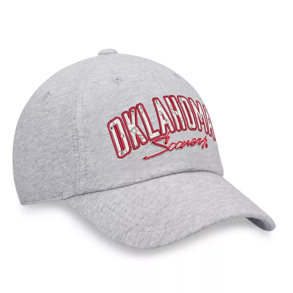 Unbranded Women's Top Of The World Heathered Gray Oklahoma Sooners Christy Adjustable Hat 4 Unbranded Women's Top Of The World Heathered Gray Oklahoma Sooners Christy Adjustable Hat - Image 4