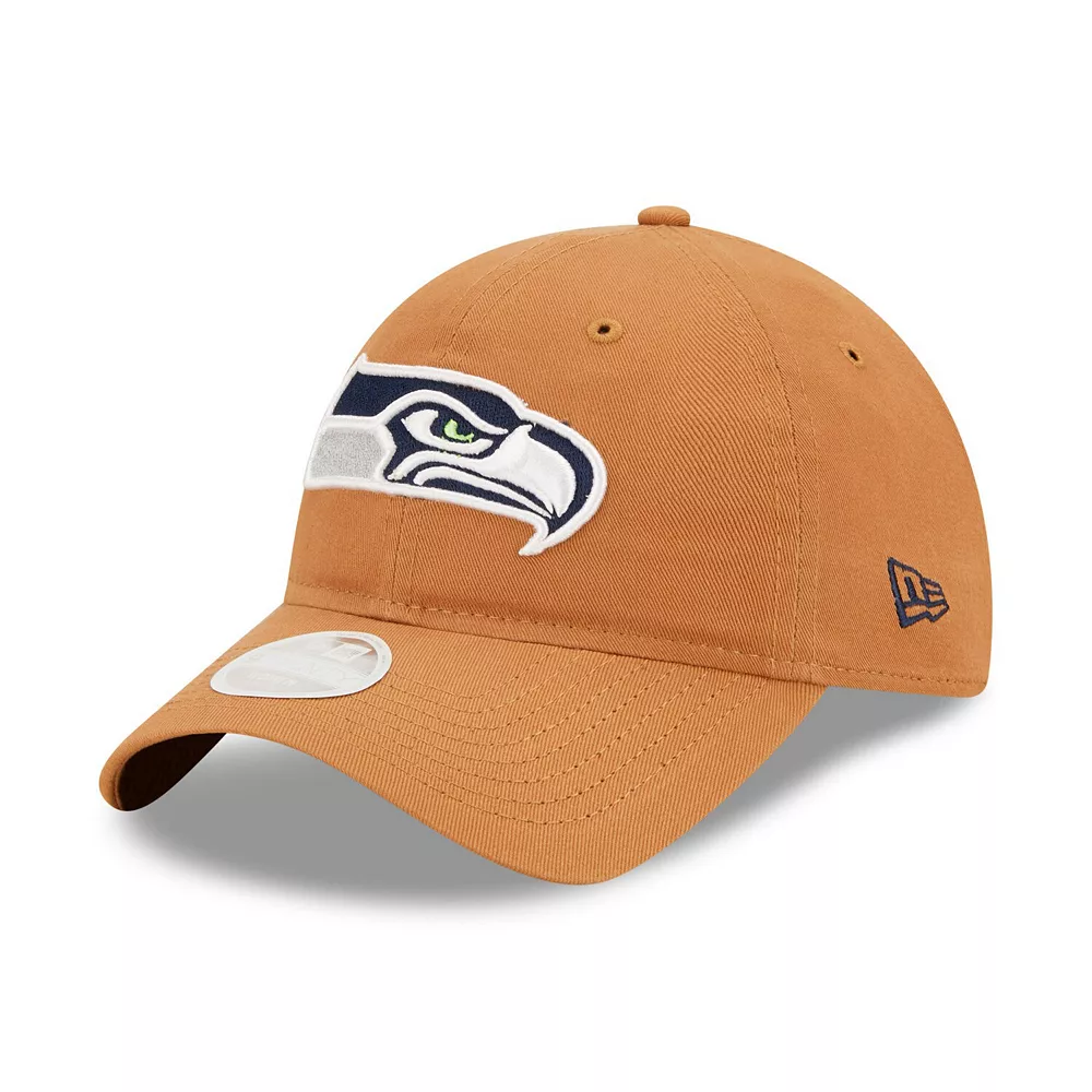 Women's New Era Brown Seattle Seahawks Core Classic 2.0 9TWENTY Adjustable Hat 1 Women's New Era Brown Seattle Seahawks Core Classic 2.0 9TWENTY Adjustable Hat