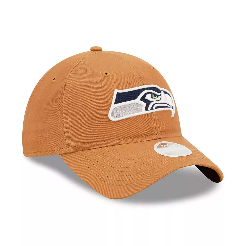 Women's New Era Brown Seattle Seahawks Core Classic 2.0 9TWENTY Adjustable Hat 4 Women's New Era Brown Seattle Seahawks Core Classic 2.0 9TWENTY Adjustable Hat - Image 4