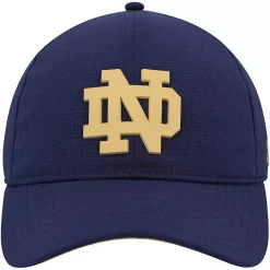 Women's Under Armour Navy Notre Dame Fighting Irish Sideline Airvent Performance Adjustable Hat -SHED RAIN Sales Store 6164089 ALT2