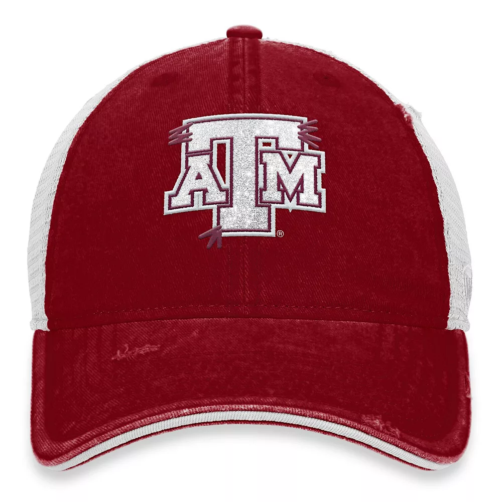 Women's Top Of The World Maroon/White Texas A&M Aggies Radiant Trucker Snapback Hat 3 Women's Top Of The World Maroon/White Texas A&M Aggies Radiant Trucker Snapback Hat - Image 3
