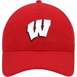 Women's Under Armour Red Wisconsin Badgers Sideline Airvent Performance Adjustable Hat -SHED RAIN Sales Store 6165498 ALT2