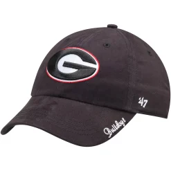 Women's '47 Black Georgia Bulldogs Miata Clean Up Adjustable Hat -SHED RAIN Sales Store 6165597 ALT