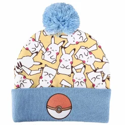 Licensed Character Pokemon Pikachu Knit Pompom Beanie