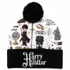 Licensed Character Harry Potter Icons Knit Pompom Beanie