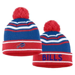 Women's WEAR By Erin Andrews Royal Buffalo Bills Colorblock Cuffed Knit Hat With Pom And Scarf Set -SHED RAIN Sales Store 6186354 ALT2